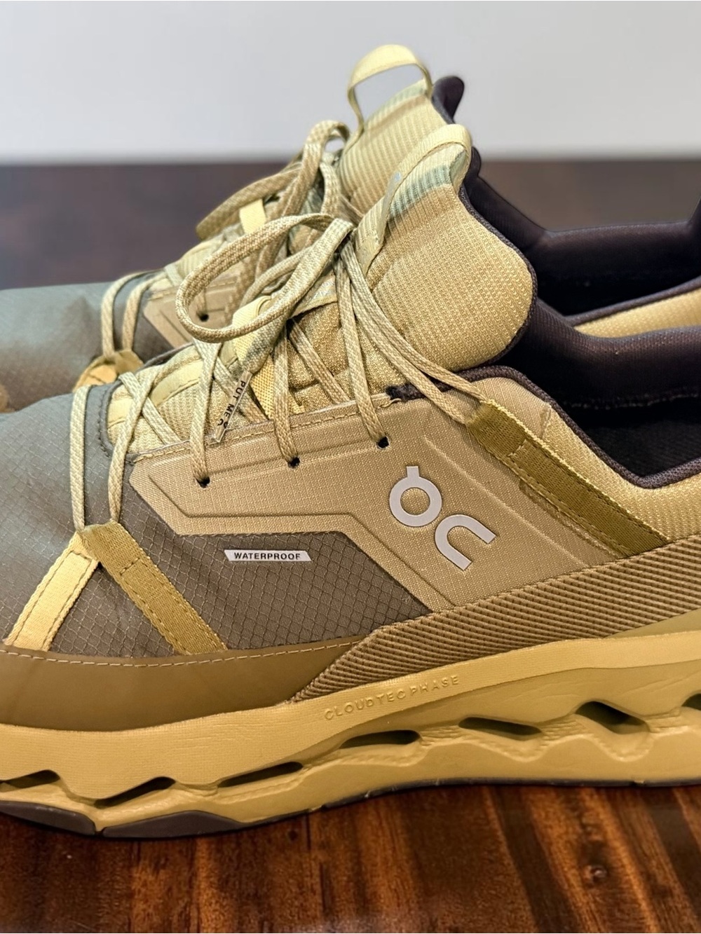 On Running Cloudhorizon Waterproof Trail Shoes Safari Olive Men’s Size 14